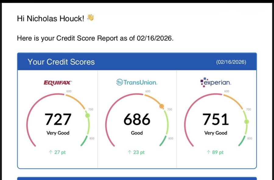 +139 Points All 3 Bureaus — Nicholas H.